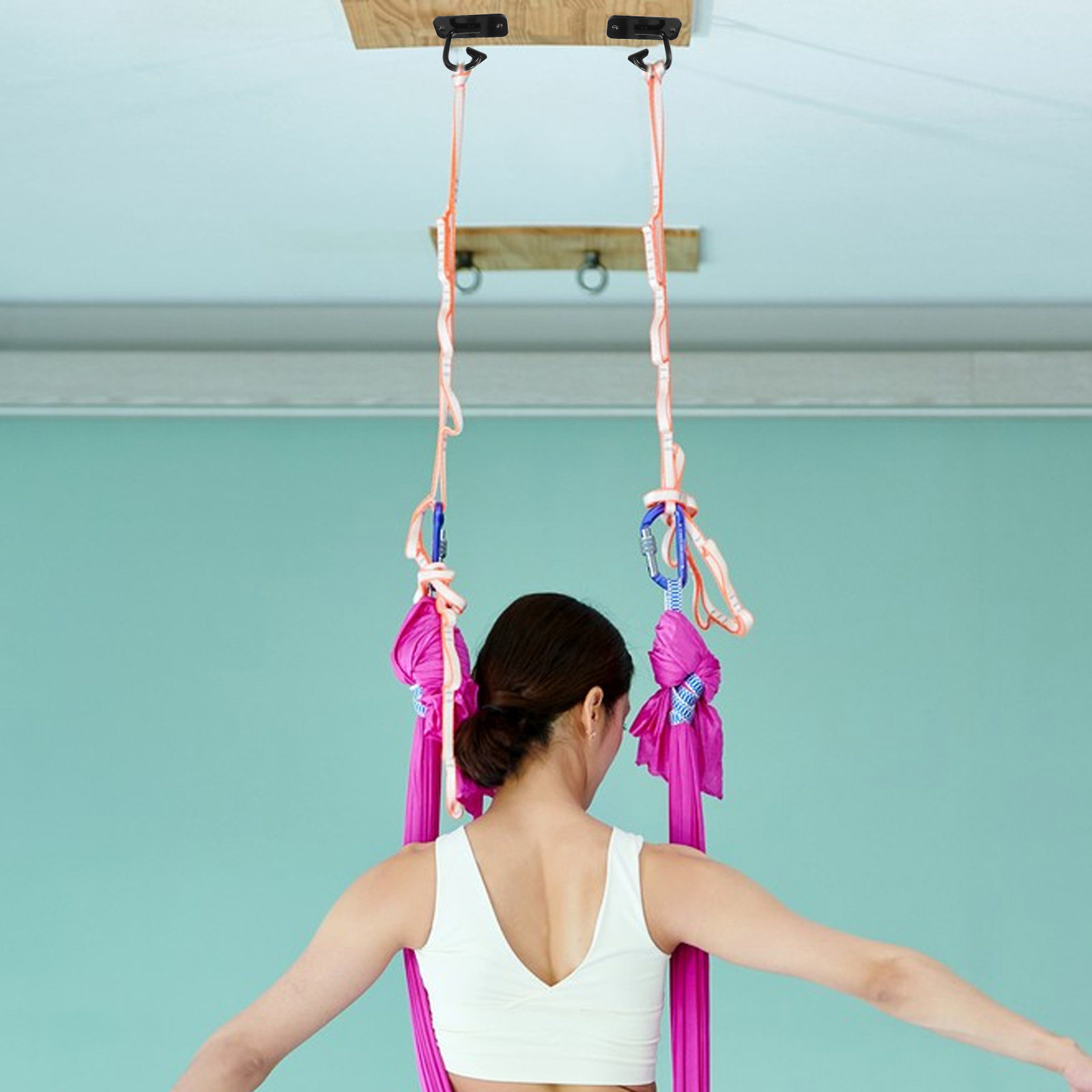 1 Set Hammock Yoga Tugas Berat - Battle Rope Anchor ulasan dan harga
