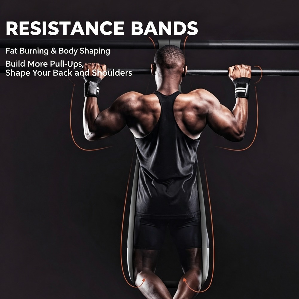 Pita Latihan Ketahanan Tebal,  - Pull Up Assist Band ulasan dan harga