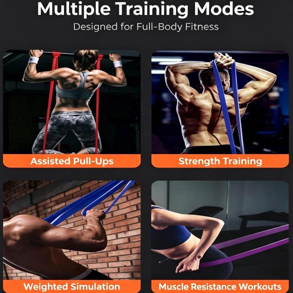 Pita Latihan Ketahanan Tebal,  - Pull Up Assist Band ulasan dan harga