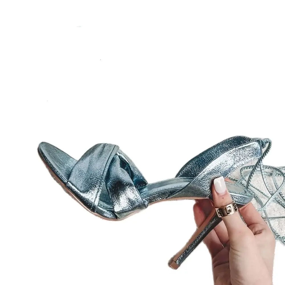 Sandal hak tinggi bungkus biru - Crossfit Ladies ulasan dan harga