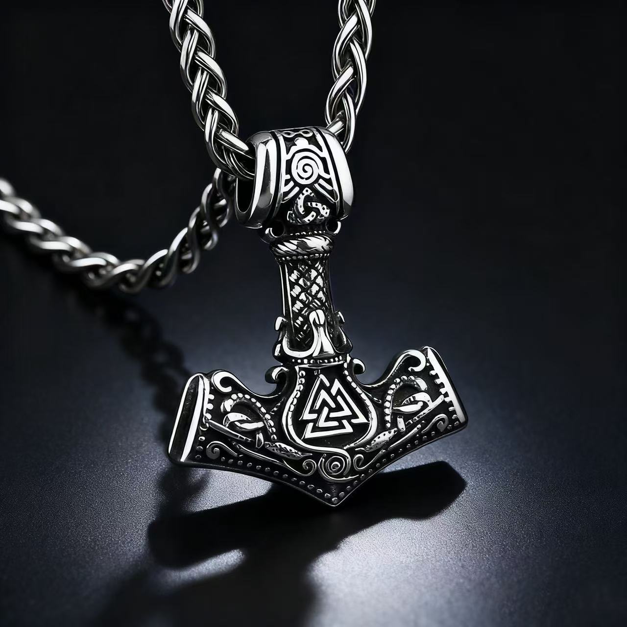 HNSP 316L Kalung Liontin Mjoln - Battle Rope Anchor ulasan dan harga