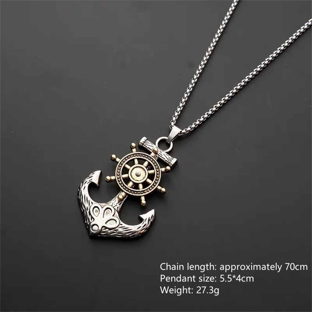 Kalung Liontin Kapten Bajak La - Battle Rope Anchor ulasan dan harga